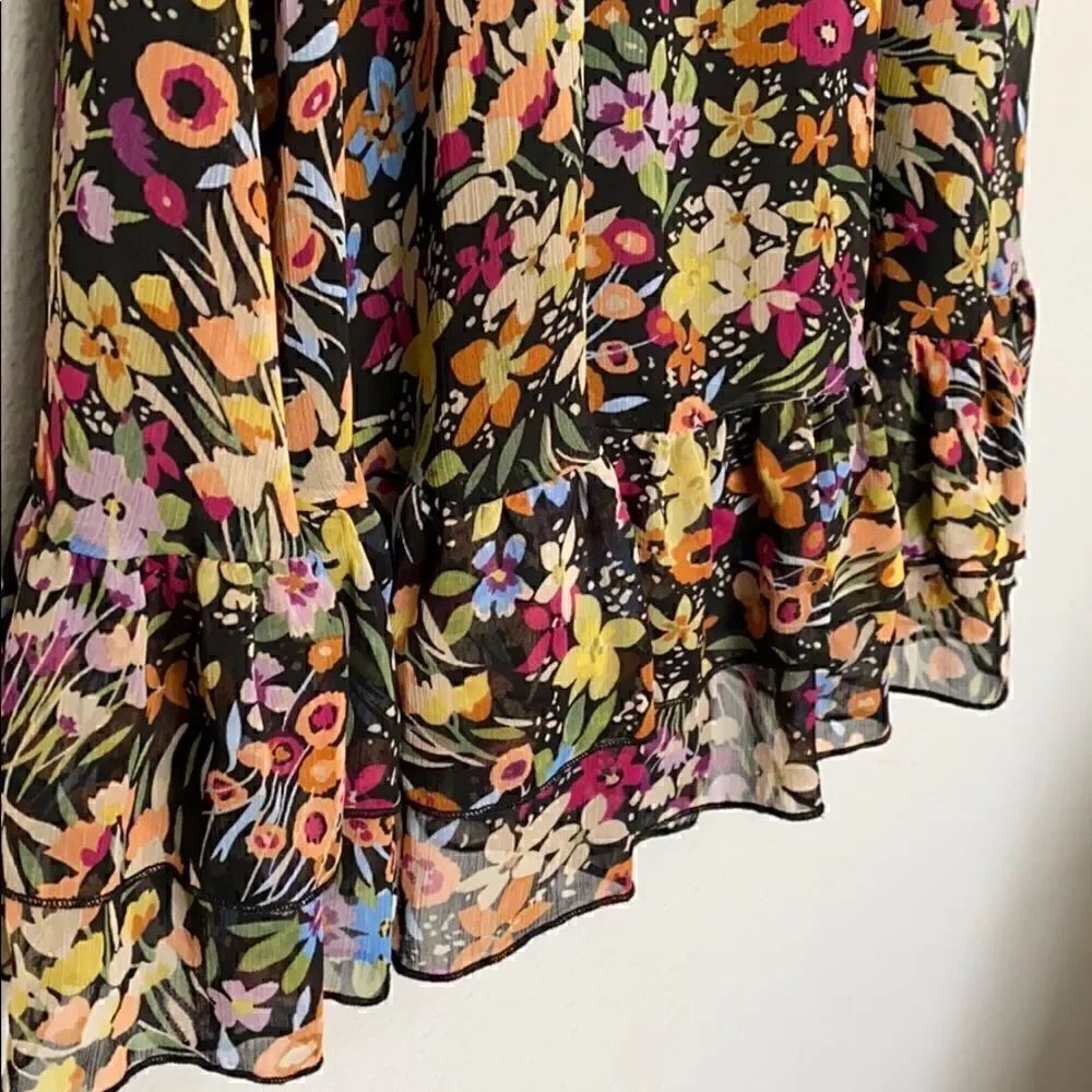 Forever 21 Multi Color Floral Dress - Picture 4 of 6